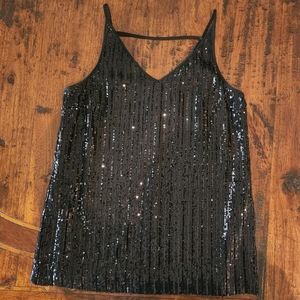 Black Sparkle Women's Tank